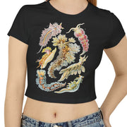 Ernst Haeckel's Nudibranch (Sea Slug) illustration on a baby tee - black