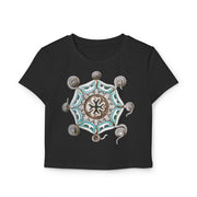Deep-Sea Hydrozoan Baby Tee – Organic Marine Life Shirt Featuring Ernst Haeckel's Cnidarian Art