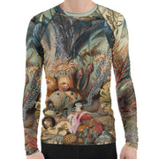 Rash Guard Swim Shirt featuring Sommerville's 'Ocean Life', the first American painting of undersea creatures