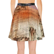 20,000 leagues under the sea artwork from the book on a skater skirt. Back  View