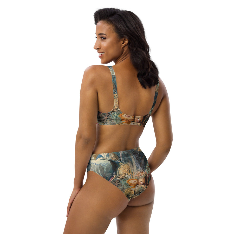 Ocean Life 4 Recycled high-waisted bikini