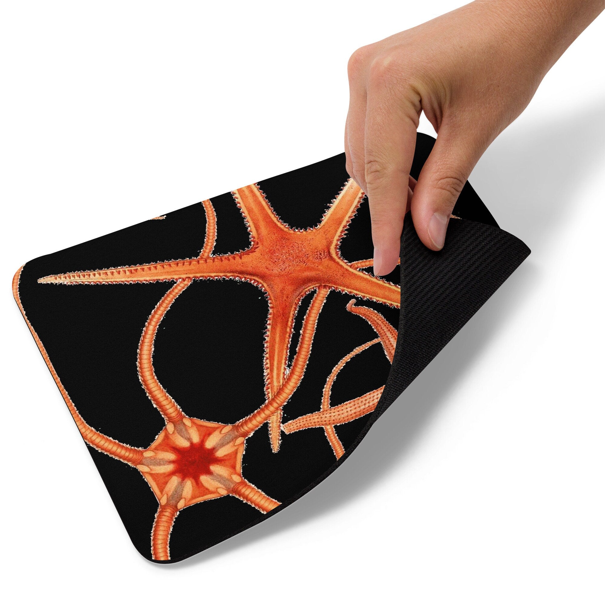 Orang Starfish Mouse pad