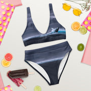 Recycled high-waisted bikini