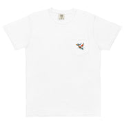 Koi Unisex garment-dyed pocket t-shirt
