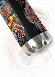 Vintage Jellyfish by Haeckel on a 17 ounce Stainless steel water bottle