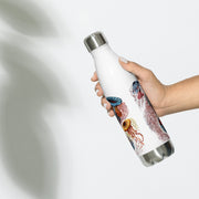 Vintage Jellyfish by Haeckel on a 17 ounce Stainless steel water bottle