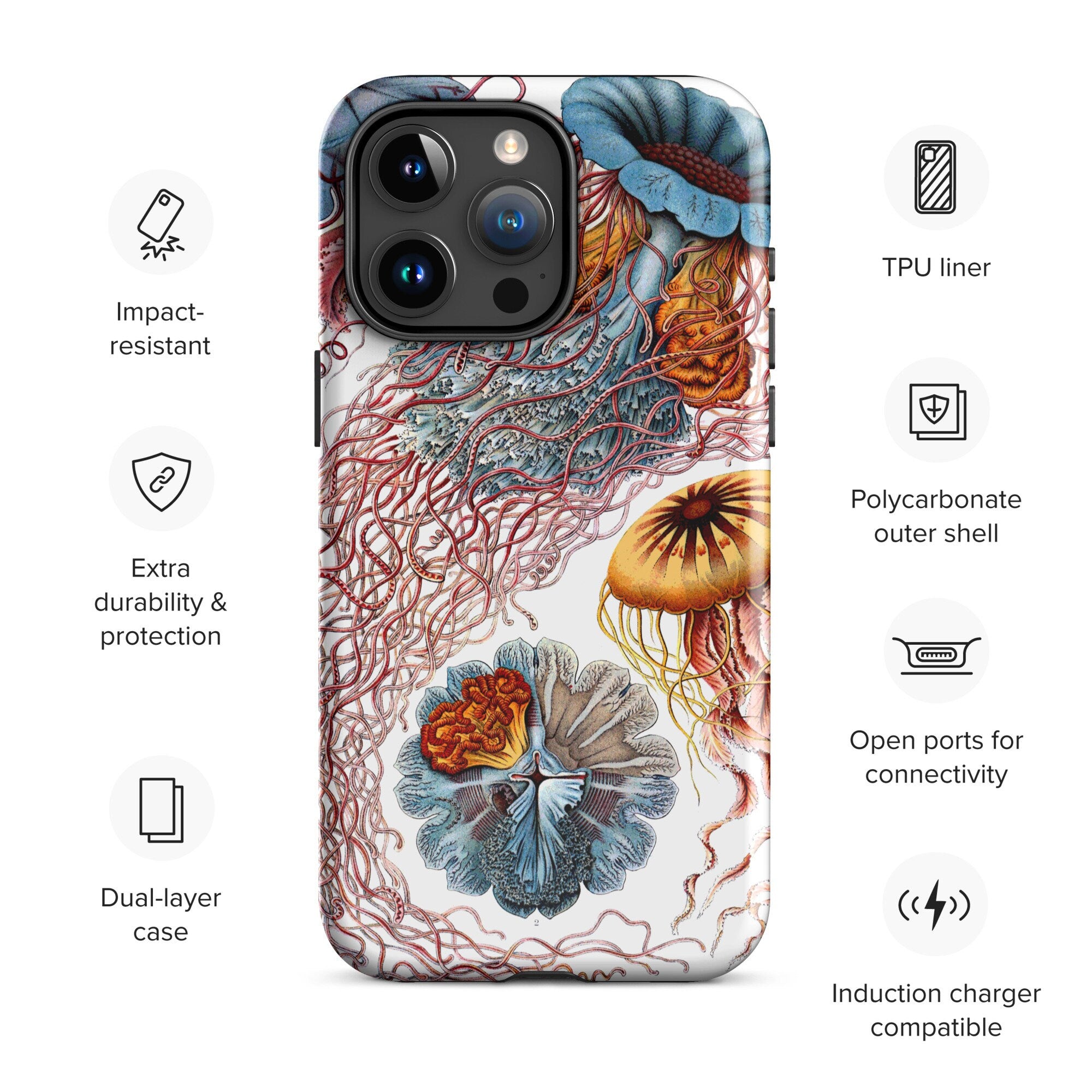 Vintage Jellyfish Tough Case for iPhone®