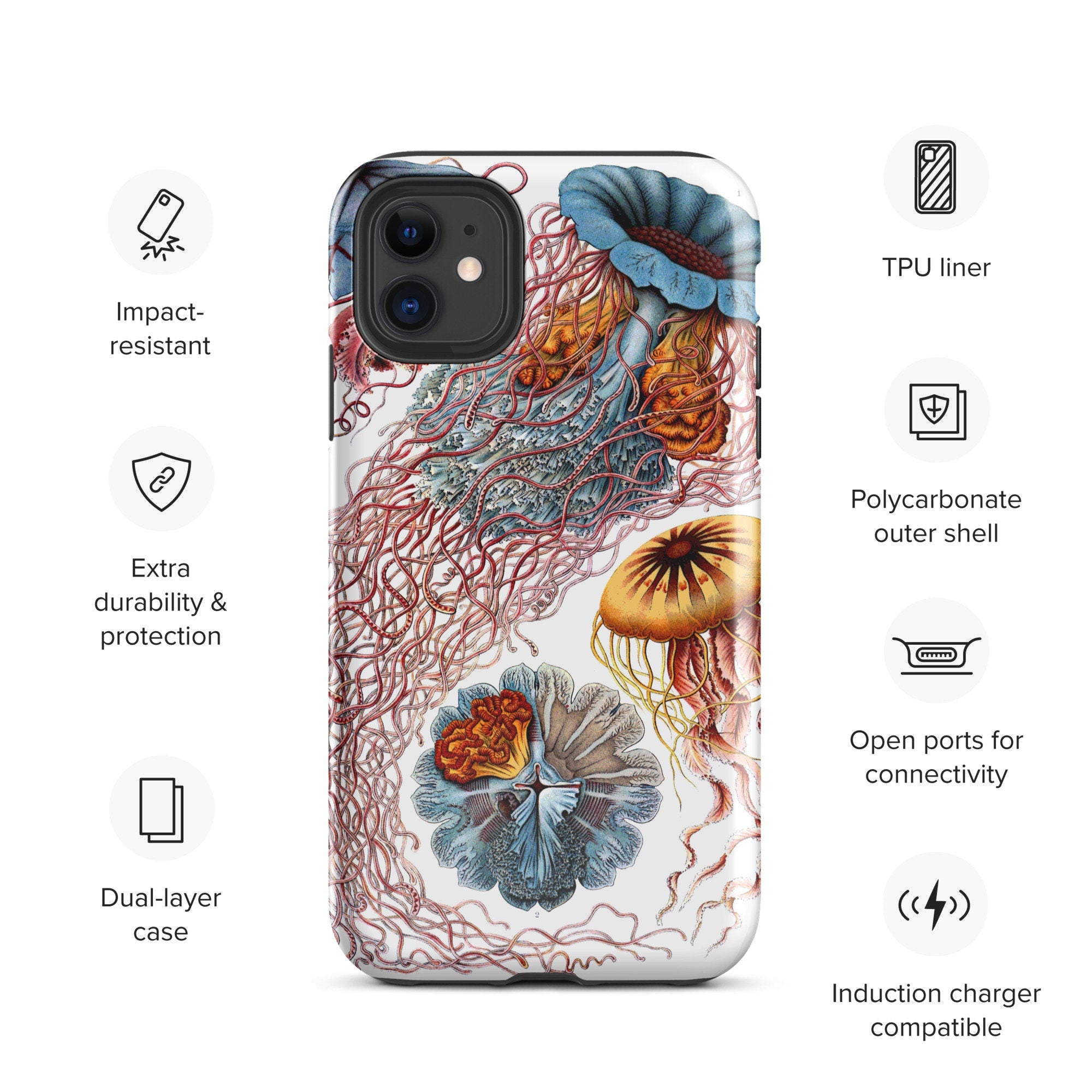 Vintage Jellyfish Tough Case for iPhone®