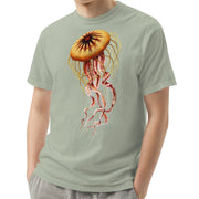 Unisex garment-dyed heavyweight t-shirt Compass Jellyfish