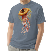 Unisex garment-dyed heavyweight t-shirt Compass Jellyfish