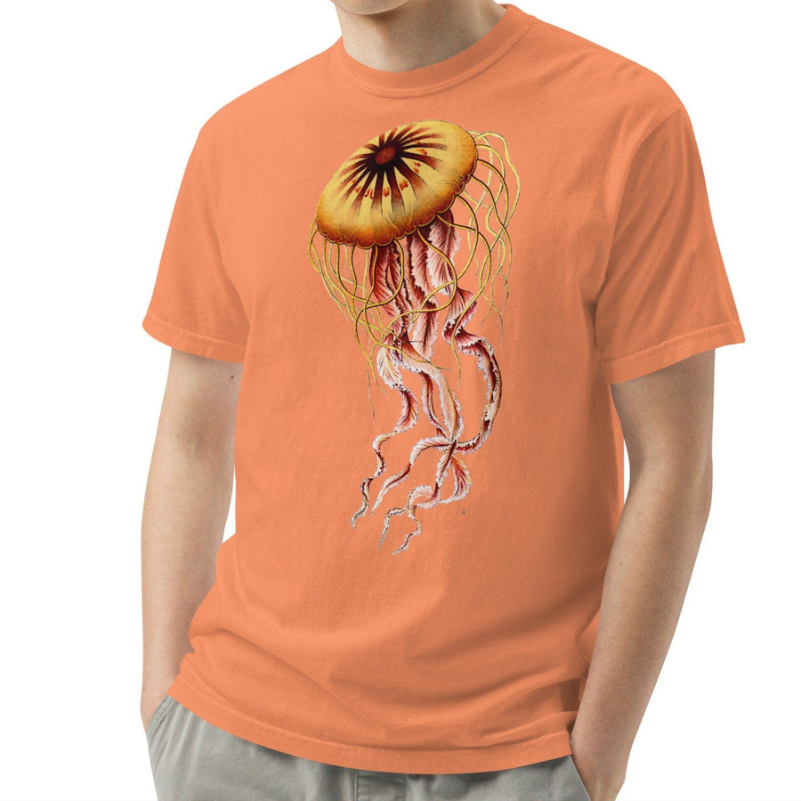 Unisex garment-dyed heavyweight t-shirt Compass Jellyfish