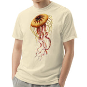 Unisex garment-dyed heavyweight t-shirt Compass Jellyfish