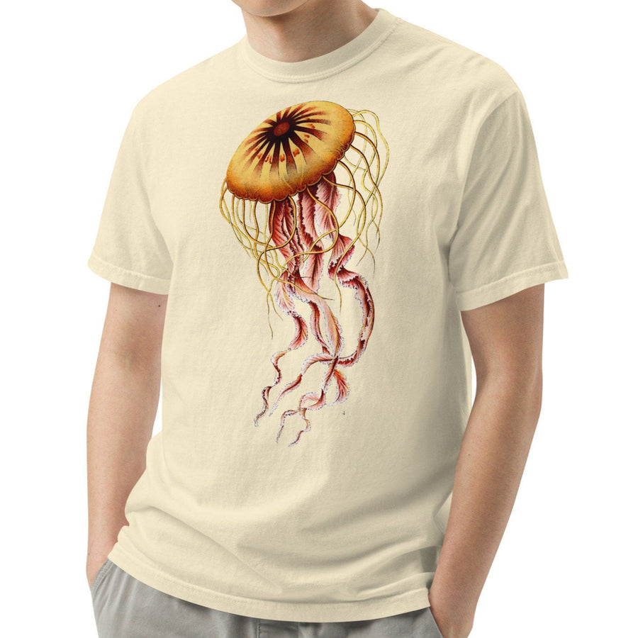 Unisex garment-dyed heavyweight t-shirt Compass Jellyfish