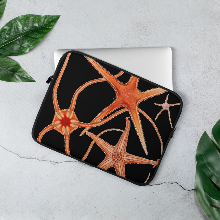 Orange Starfish Laptop Sleeve
