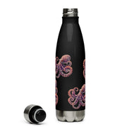 Beautiful Tan Octopus on a 17 ounce Stainless Steel Reusable Water Bottle. Gift for Him or gift for Her.