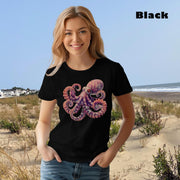 Purple Octopus Comfort Colors 1717 Unisex garment-dyed heavyweight t-shirt.