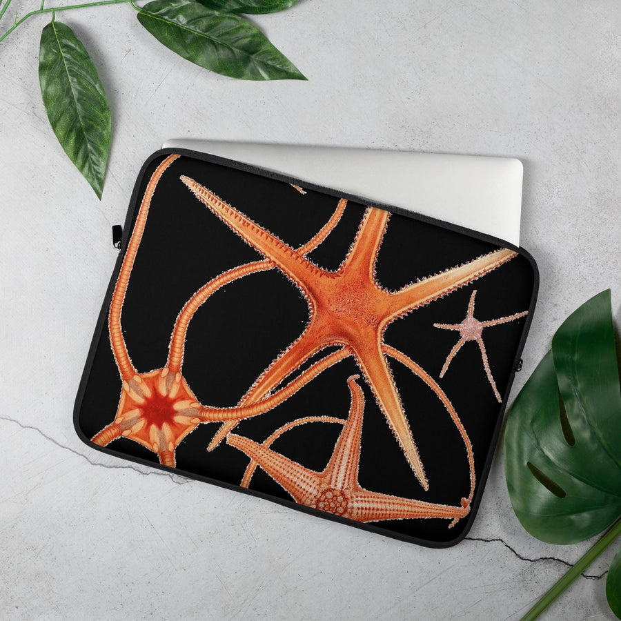 Orange Starfish Laptop Sleeve