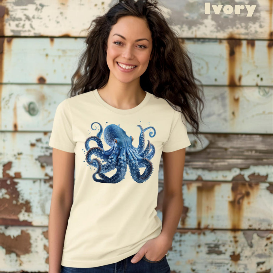 Blue Octopus Comfort Colors 1717 Unisex garment-dyed heavyweight t-shirt.