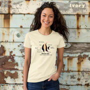 Moorish Idol with Taxonomic Notations, Garment-dyed t-shirt, Marine Biology Tee Shirt, Gift for sea-life lovers
