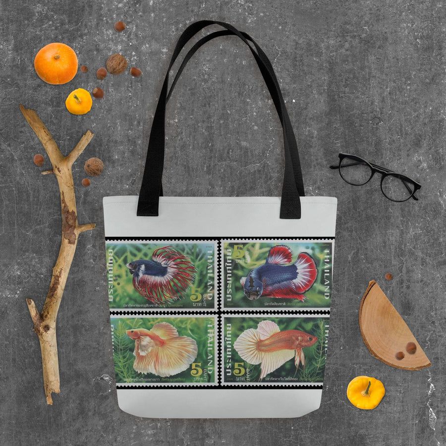 Betta Postage Stamp Tote bag