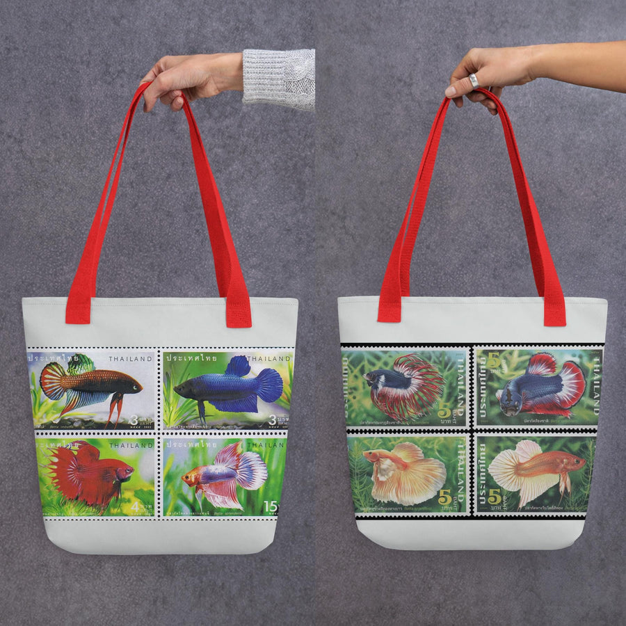 Betta Postage Stamp Tote bag
