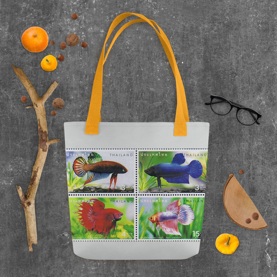 Betta Postage Stamp Tote bag