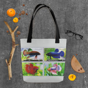 Betta Postage Stamp Tote bag