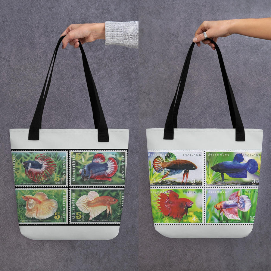Betta Postage Stamp Tote bag