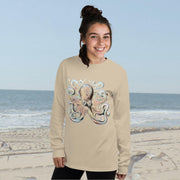 Vintage Octopus Long Sleeve T-Shirt – Classic Fit by Ernst Haeckel