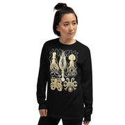 Vintage Octopus Long Sleeve T-Shirt – Featuring Ernst Haeckel&#39;s Iconic Illustration