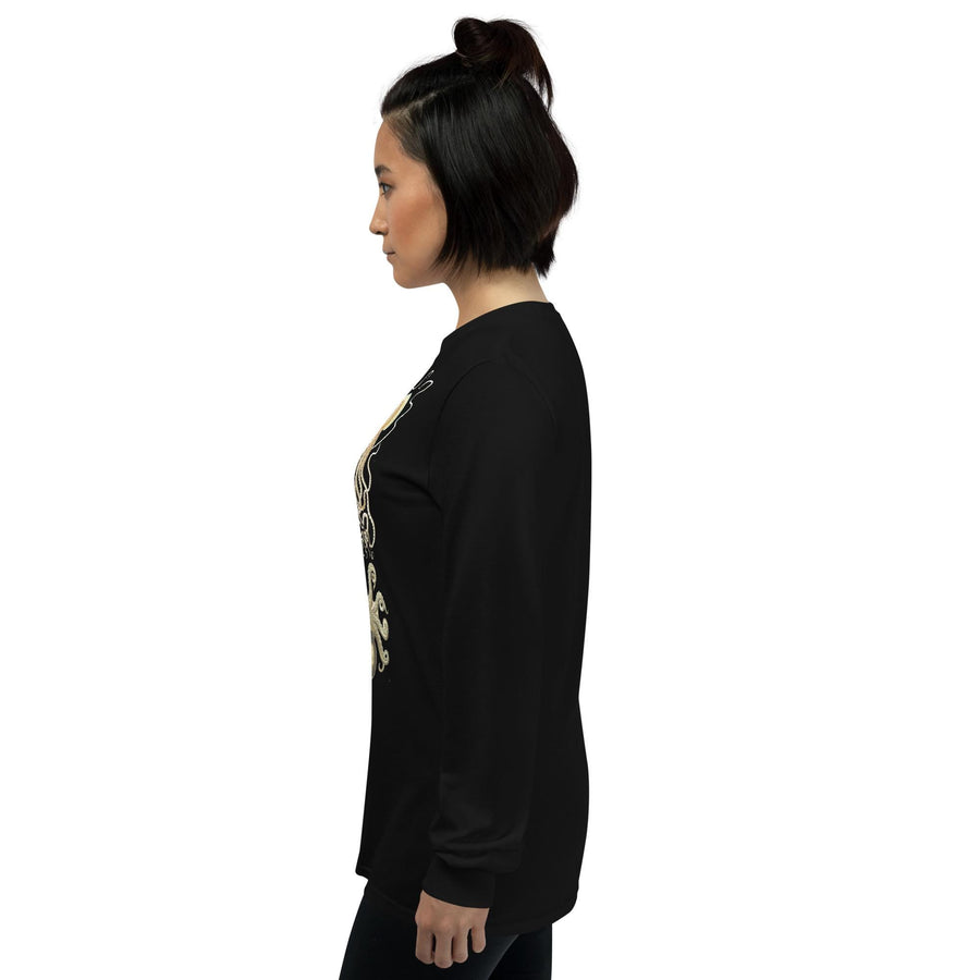 Vintage Octopus Long Sleeve T-Shirt – Featuring Ernst Haeckel&#39;s Iconic Illustration