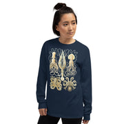 Vintage Octopus Long Sleeve T-Shirt – Featuring Ernst Haeckel&#39;s Iconic Illustration