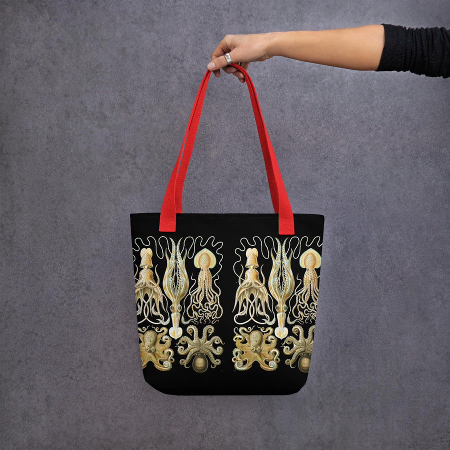 Vintage Octopus Tote Bag – Featuring 1 of Ernst Haeckel's Iconic Illustrations