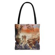 20K Leagues under the Sea Tote Bag - Ocean Lover Gift, Book Lover, Jules Verne, Deep Sea Diver Diving
