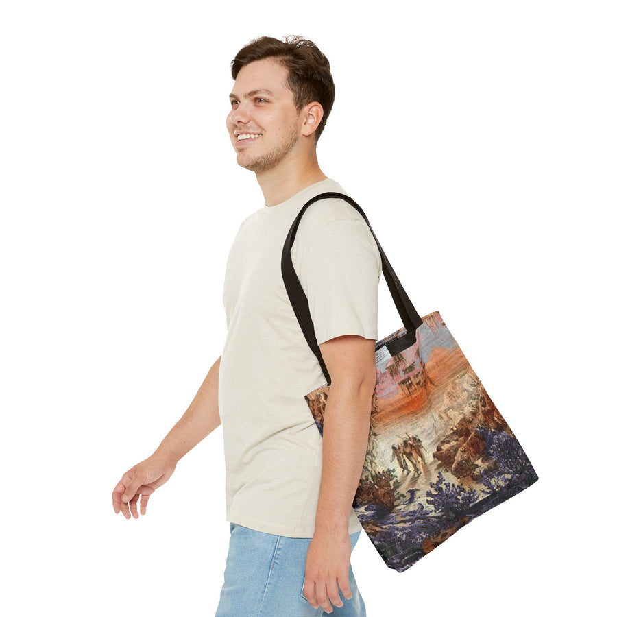 20K Leagues under the Sea Tote Bag - Ocean Lover Gift, Book Lover, Jules Verne, Deep Sea Diver Diving