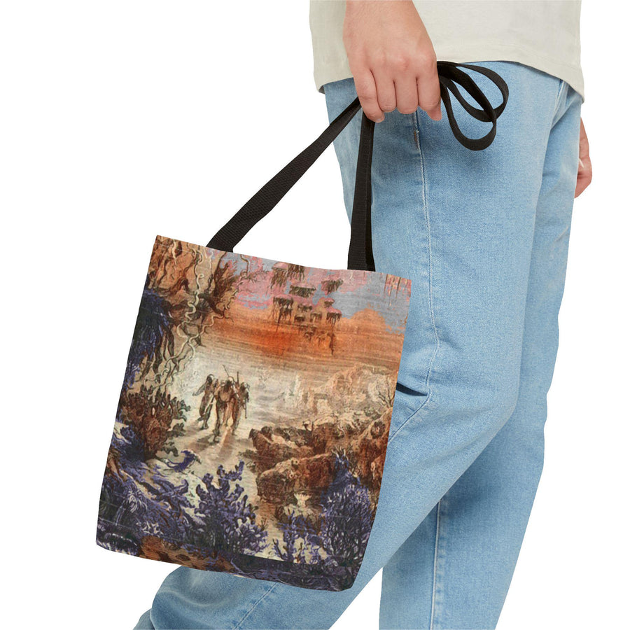 20K Leagues under the Sea Tote Bag - Ocean Lover Gift, Book Lover, Jules Verne, Deep Sea Diver Diving