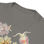 Nudibranchia Sea Slugs Youth T-Shirt, Ernst Haeckel Ocean Art, Restored Vintage Nudibranch Illustration, Gildan 5000B, Marine Kids Tee