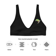 Recycled padded bikini top