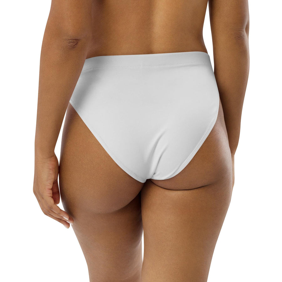 Stingray High-Waisted Bikini Bottoms | Vintage Adolphe Millot Sea Life Art | Eco-Friendly Recycled Swimwear | Ocean-Inspired Design