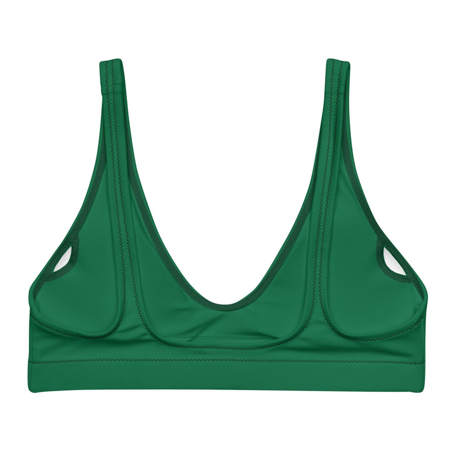 Recycled padded bikini top