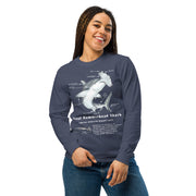 Hammerhead Shark Anatomy Long Sleeve Shirt – Comfort Colors 6014