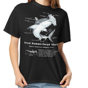 Hammerhead Shark Anatomy T-Shirt