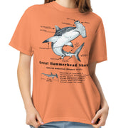 Hammerhead Shark Anatomy T-Shirt