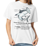 Hammerhead Shark Anatomy T-Shirt