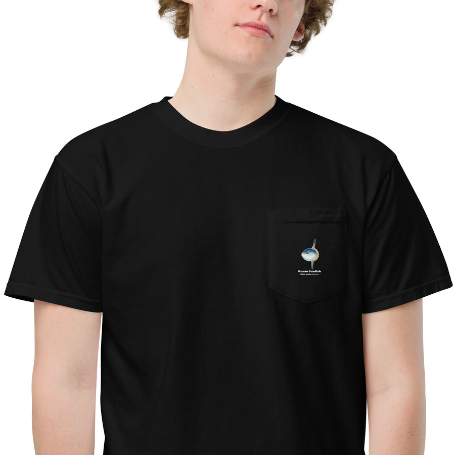 Mola Mola Ocean Sunfish Unisex garment-dyed pocket t-shirt
