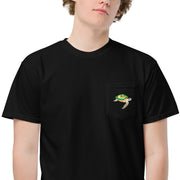 Green Sea Turtle Unisex garment-dyed pocket t-shirt
