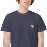 Green Sea Turtle Unisex garment-dyed pocket t-shirt