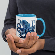 Blue Octopus Mug – Ocean Art Coffee Cup in 11oz or 15oz