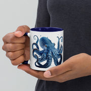 Blue Octopus Mug – Ocean Art Coffee Cup in 11oz or 15oz