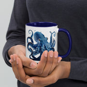 Blue Octopus Mug – Ocean Art Coffee Cup in 11oz or 15oz